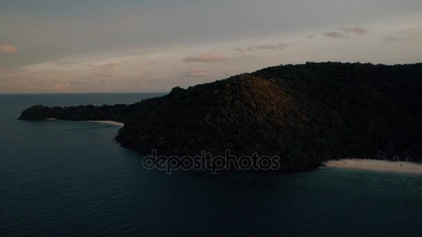 Ταϊλάνδη κοραλλιογενές νησί κηφήνας Shot — Αρχείο Βίντεο