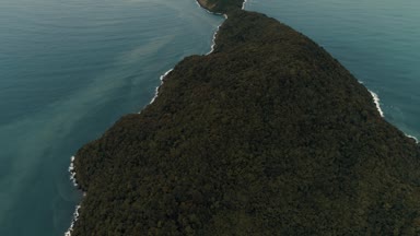 Tayland Mercan Adası uçak atış tropikal yağmur Adaman denizin temiz su ile karıştıkça sonra kum renkli boyalı su