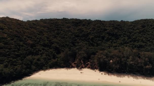 Thailandia Coral Island Drone Shot — Video Stock