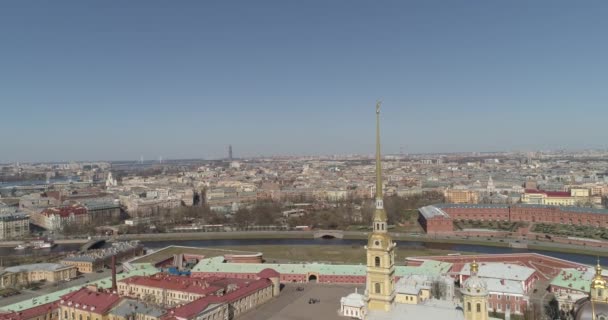 彼得和保罗的堡垒，圣彼得斯堡 — 图库视频影像