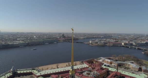 ピーターおよびポールの要塞、サンクトペテルブルク — ストック動画