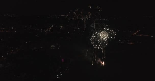 Fuochi d'artificio o piccoli fuochi d'artificio Festival — Video Stock