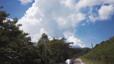 Ormanın içinden araba seyahat