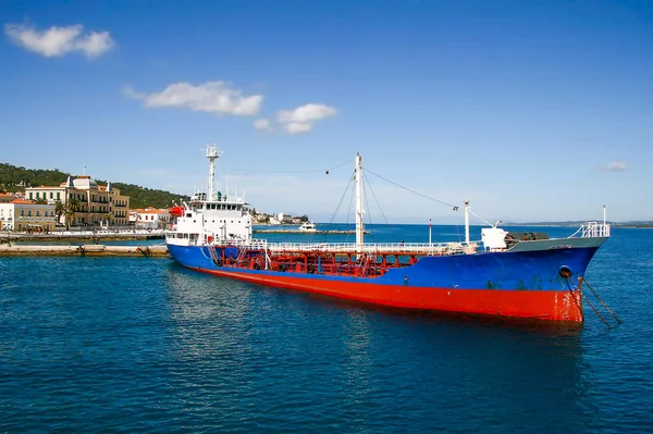 Ship  in Spetses island,Greece — Stock Photo, Image