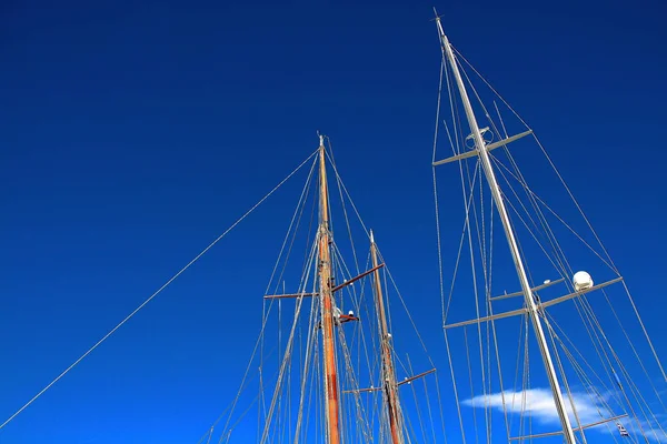 Stuoie su blu — Foto Stock