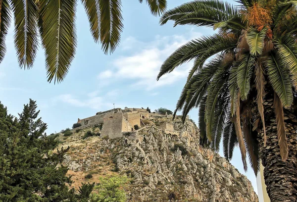 パラミディ要塞、ナフプリオ - ギリシャ — ストック写真