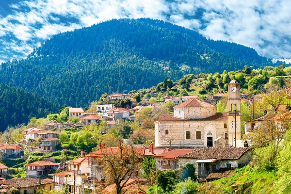 Arcadia, Peloponnese, Yunanistan köyde Baltessiniko