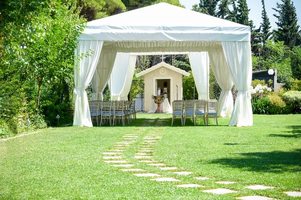 Lugar decorativo para ceremonias o entretenimientos . — Foto de Stock