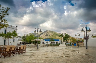 Kasaba Meydanı Skyros Adası