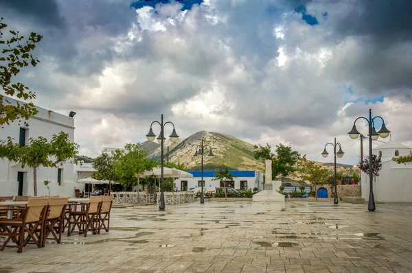 Stadtplatz der Skyros-Insel — Stockfoto