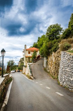Stemnitsa köyü. Yunanistan