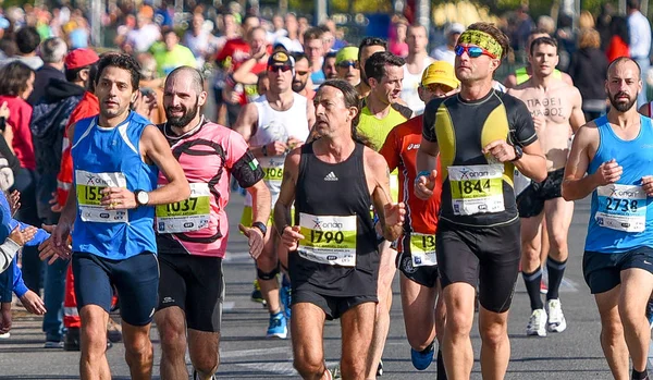 Αθήνα Ελλάδα Νοέμβριος 33Η Αθήνα Κλασικό 000 Marathon Αθλητές Από — Φωτογραφία Αρχείου