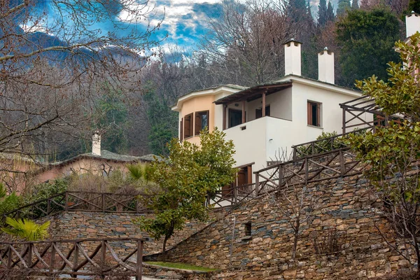 Mooie Traditionele Architectuur Pelion Berg Magnisia Griekenland — Stockfoto