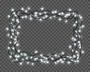 Parlayan Noel ışıkları