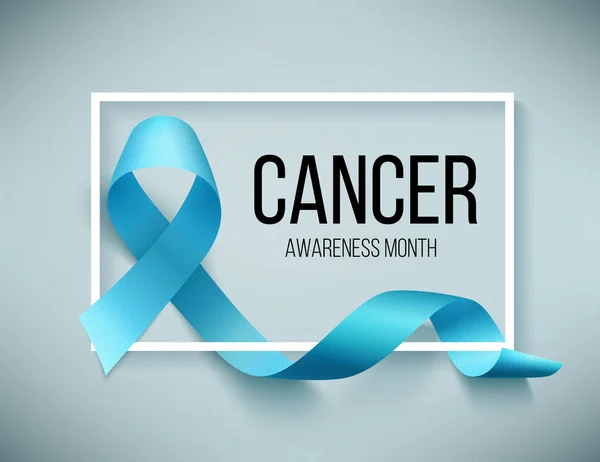 जागतिक प्रोस्टेट कर्करोग दिवस प्रतीक — स्टॉक व्हेक्टर