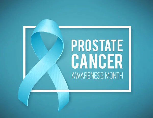 Día mundial del cáncer de próstata símbolo — Vector de stock