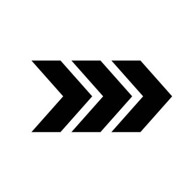 Vektör ok simgesi. Web sitesi tasarımı, logosu, uygulaması ve beyaz arkaplanda izole Ui için modaya uygun düz biçim simgesine sahip Arrow Black vektörü