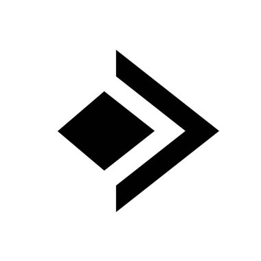 Vektör ok simgesi. Web sitesi tasarımı, logosu, uygulaması ve beyaz arkaplanda izole Ui için modaya uygun düz biçim simgesine sahip Arrow Black vektörü