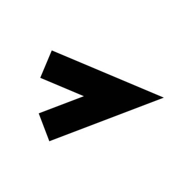 Vektör ok simgesi. Web sitesi tasarımı, logosu, uygulaması ve beyaz arkaplanda izole Ui için modaya uygun düz biçim simgesine sahip Arrow Black vektörü