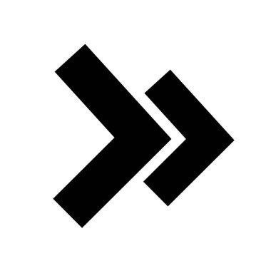 Vektör ok simgesi. Web sitesi tasarımı, logosu, uygulaması ve beyaz arkaplanda izole Ui için modaya uygun düz biçim simgesine sahip Arrow Black vektörü