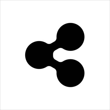 Web sitesi tasarımı, logosu, uygulaması, beyaz arkaplanda Ui izole edilmiş modaya uygun düz biçim simgesi ile simgeyi paylaş. Vektör illüstrasyonu 10