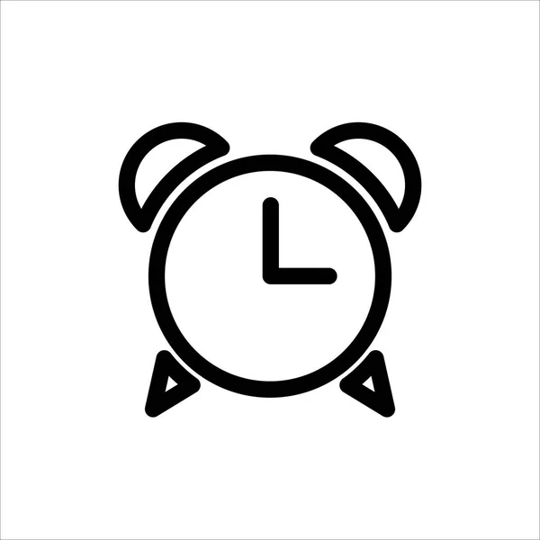 Clock Icon Symbol Time Trendy Flat Line Style Icon Web — Stock Vector