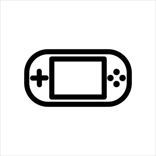 Game Controller Icon Symbol Gadget Device Trendy Flat Line Style — Stock Vector