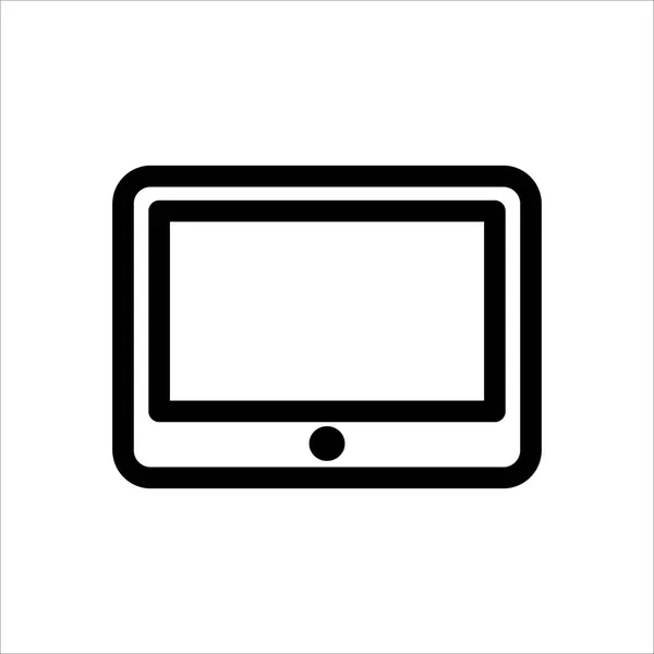 Phone Icon Symbol Gadget Device Trendy Flat Line Style Icon — Stock Vector