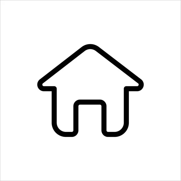 Vector Home Icon Symbol House Building Trendy Flat Style Icon — 스톡 벡터