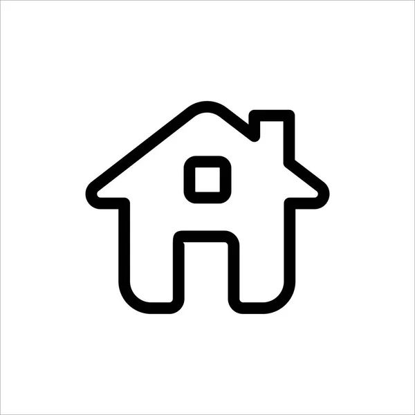 Vector Home Icon Symbol House Building Trendy Flat Style Icon — Stock Vector