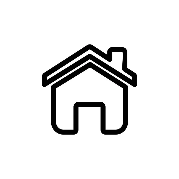 Vector Home Icon Symbol House Building Trendy Flat Style Icon — Stock Vector