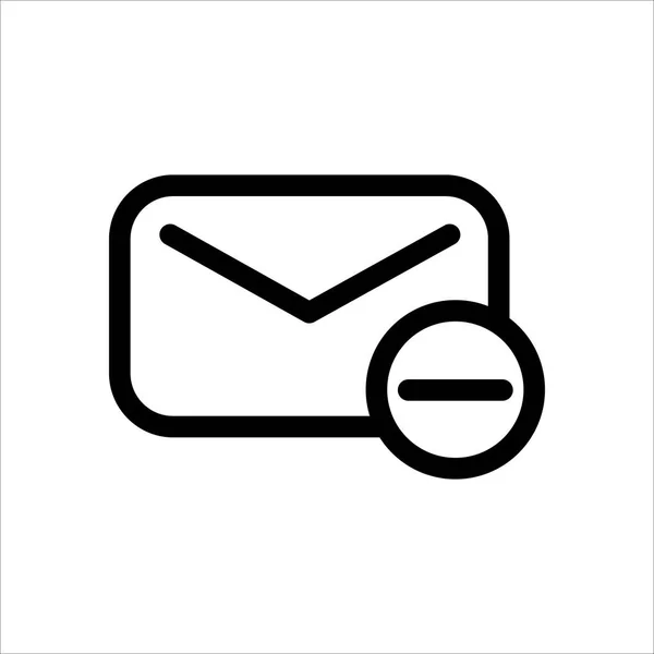 Mail Symbol Symbol Der Kommunikation Oder Nachricht Umschlag Mit Trendigen — Stockvektor