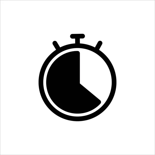 Clock Time Icon Symbol Time Trendy Flat Line Style Icon — 스톡 벡터