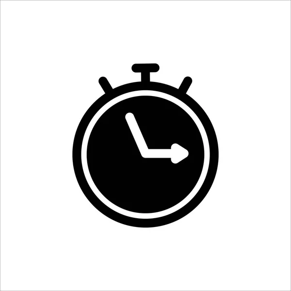 Clock Time Icon Symbol Time Trendy Flat Line Style Icon — 스톡 벡터