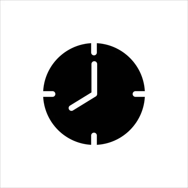 Clock Time Icon Symbol Time Trendy Flat Line Style Icon — 스톡 벡터