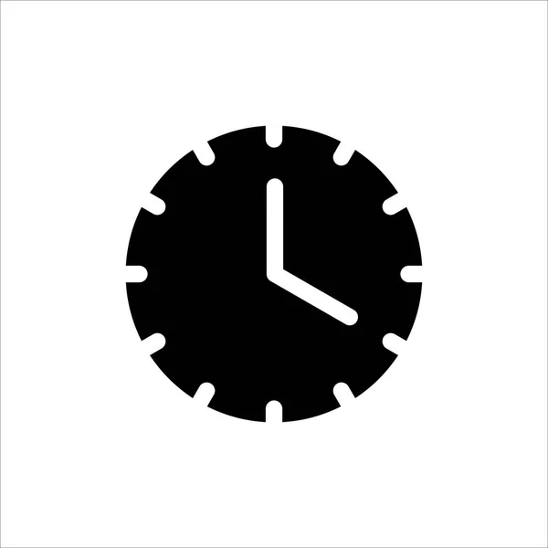 Icono Hora Del Reloj Símbolo Del Tiempo Con Icono Estilo — Archivo Imágenes Vectoriales