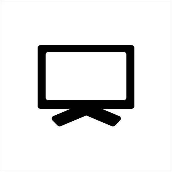 Icono Del Monitor Símbolo Gadget Dispositivo Con Icono Estilo Línea — Vector de stock