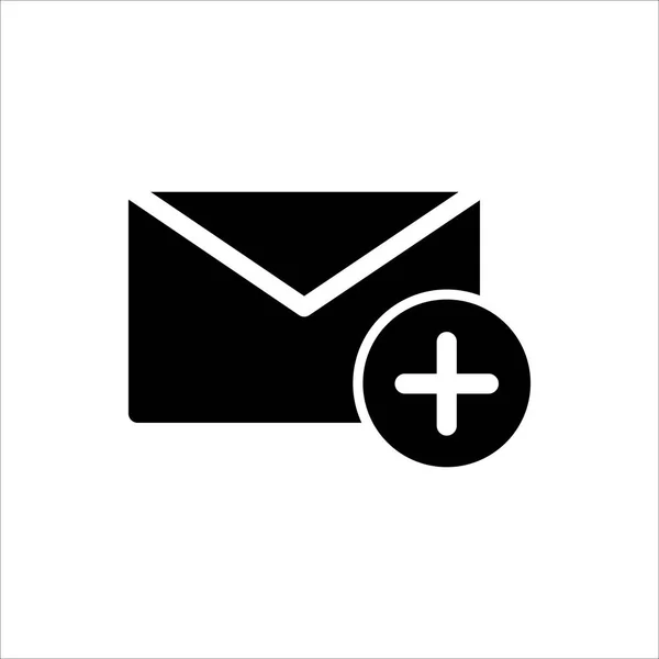 Mail Icon Mit Trendigem Flachen Stil Icon Für Web Logo — Stockvektor