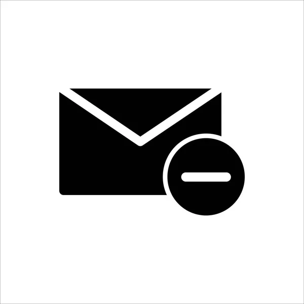 Mail Icon Mit Trendigem Flachen Stil Icon Für Web Logo — Stockvektor