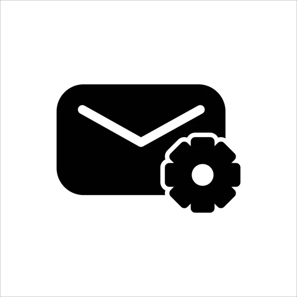 Εικονίδιο Ταχυδρομείου Μοντέρνο Στυλ Επίπεδη Γραμμή Εικονίδιο Για Web Λογότυπο — Διανυσματικό Αρχείο