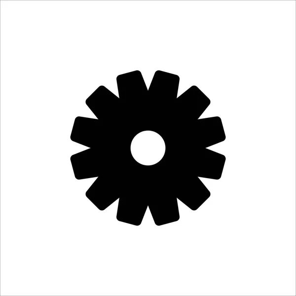 Icona Dell Ingranaggio Simbolo Impostazione Configurazione Con Icona Alla Moda — Vettoriale Stock