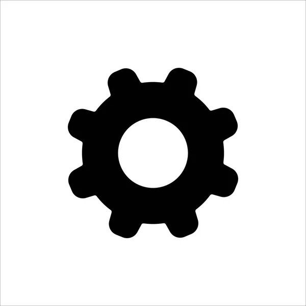 Значок Передач Символ Настройки Конфигурации Модным Значком Стиля Плоской Линии — стоковый вектор