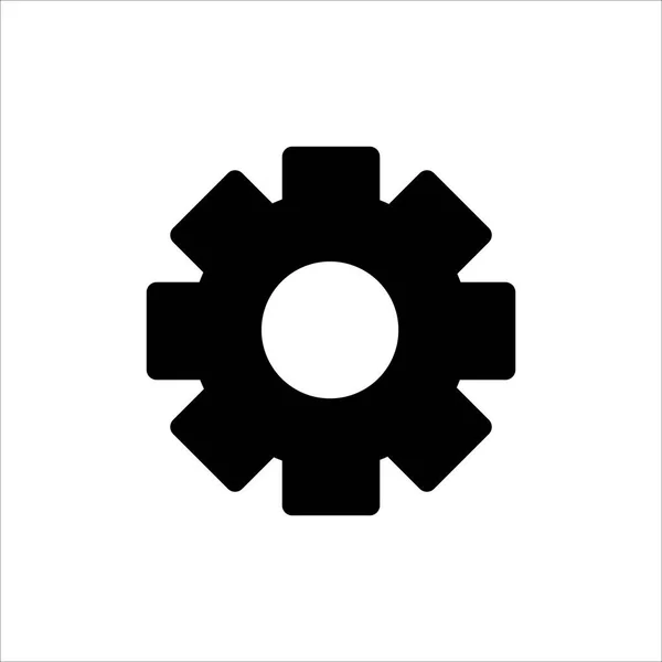 Icono Del Engranaje Símbolo Configuración Configuración Con Icono Estilo Línea — Vector de stock