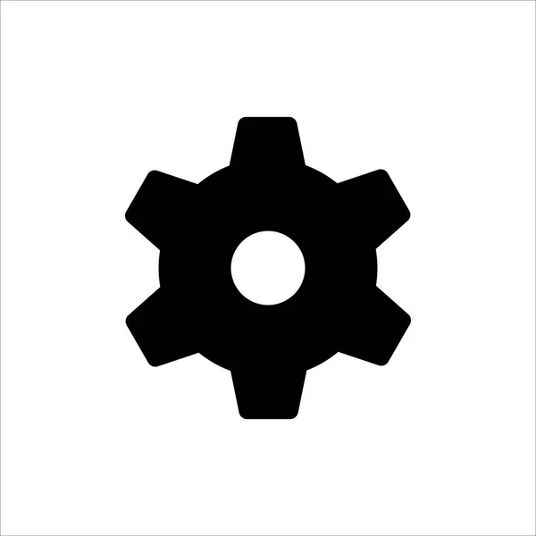 Ikona Przekładni Symbol Ustawienia Lub Konfiguracji Modną Ikoną Stylu Płaskiej — Wektor stockowy