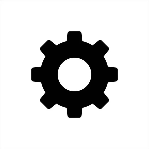 Icona Dell Ingranaggio Simbolo Impostazione Configurazione Con Icona Alla Moda — Vettoriale Stock