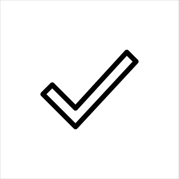 Vector Check Mark Icon Symbol Check List Approval Confirm Trendy 스톡 벡터