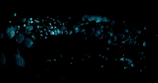 Résumé bokeh lumières changer de couleurs, fermer le plan b-roll pour l'arrière-plan. Mise au point sélective, faible profondeur de champ. Images BMPCC 4K. Concept : vacances, espace, étoiles, lueurs, vers luisants 