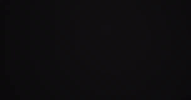 Вид Молний Ночное Темное Небо Летом Грозовое Небо Вспышками Молнии — стоковое видео