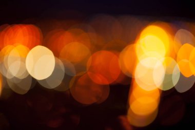 Bokeh güzel bir şehir ışık.