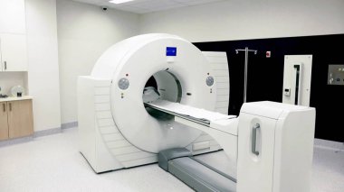 Hastanenin Modern Hastane Laboratuvarı, Tıbbi Ekipman ve Sağlık Hizmetleri Odasında Tıbbi CT veya MR veya Hayvan Taraması